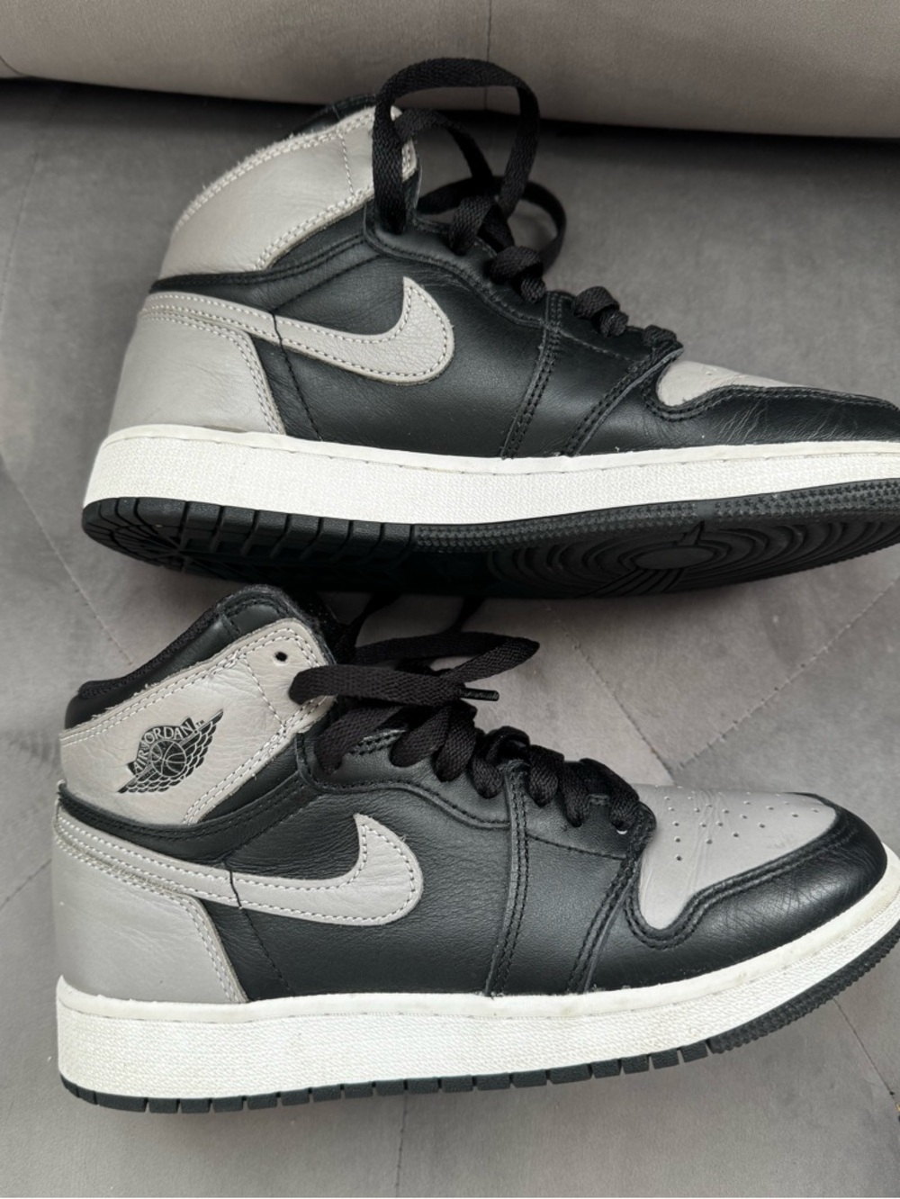 2017 Nike Air Jordan 1 Retro High OG Shadow sz 5Y women sz 6.5 #575441-013